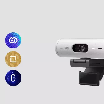 Web-kamera Logitech Brio 500 Full HD 4MP USB-C valkoinen
