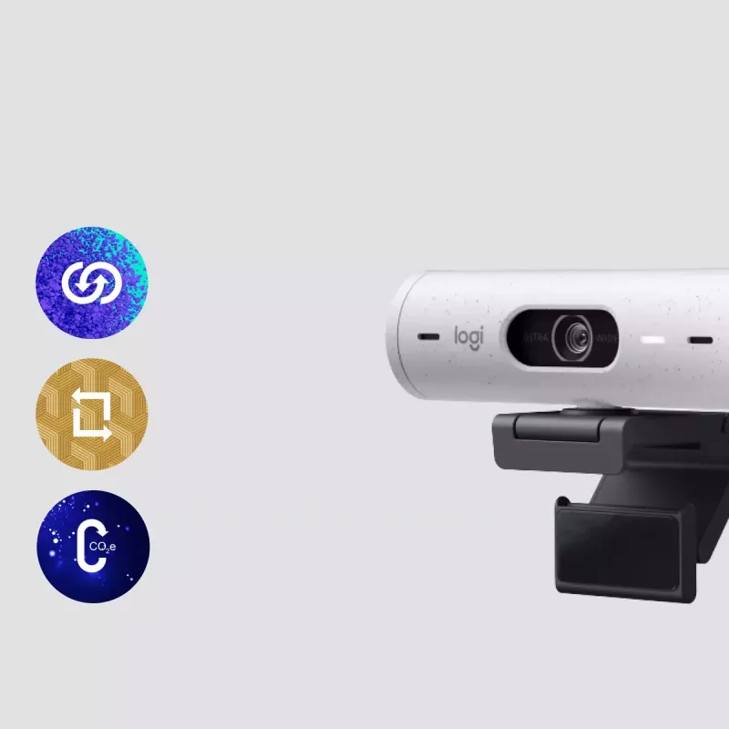 Web-kamera Logitech Brio 500 Full HD 4MP USB-C valkoinen