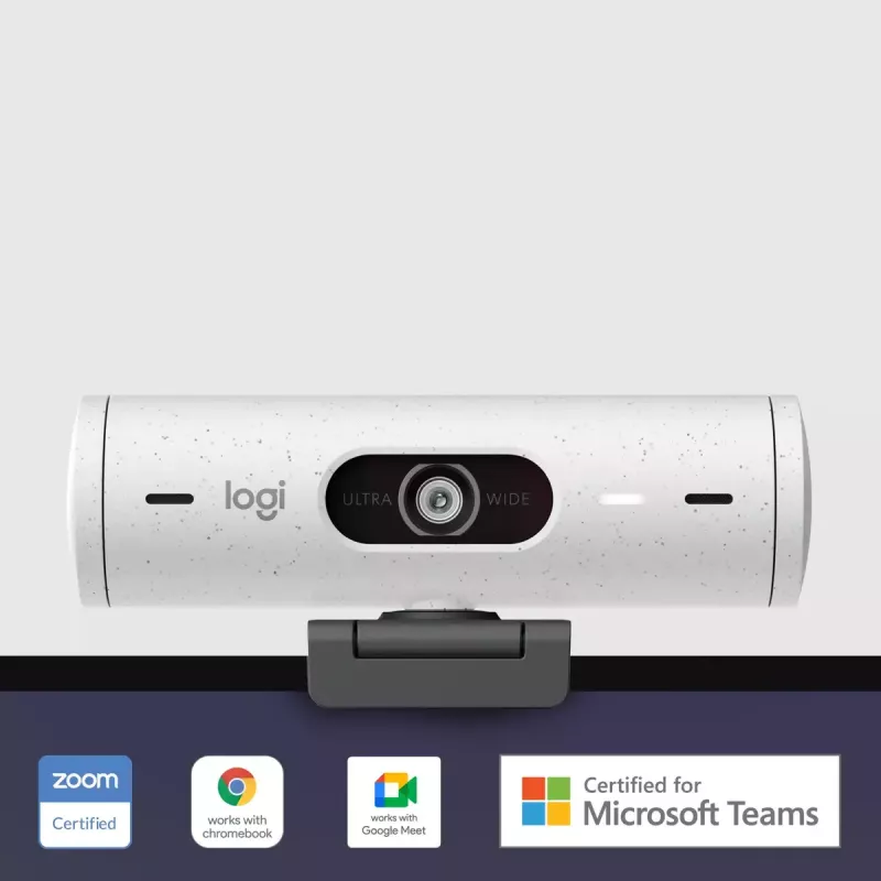 Web-kamera Logitech Brio 500 Full HD 4MP USB-C valkoinen