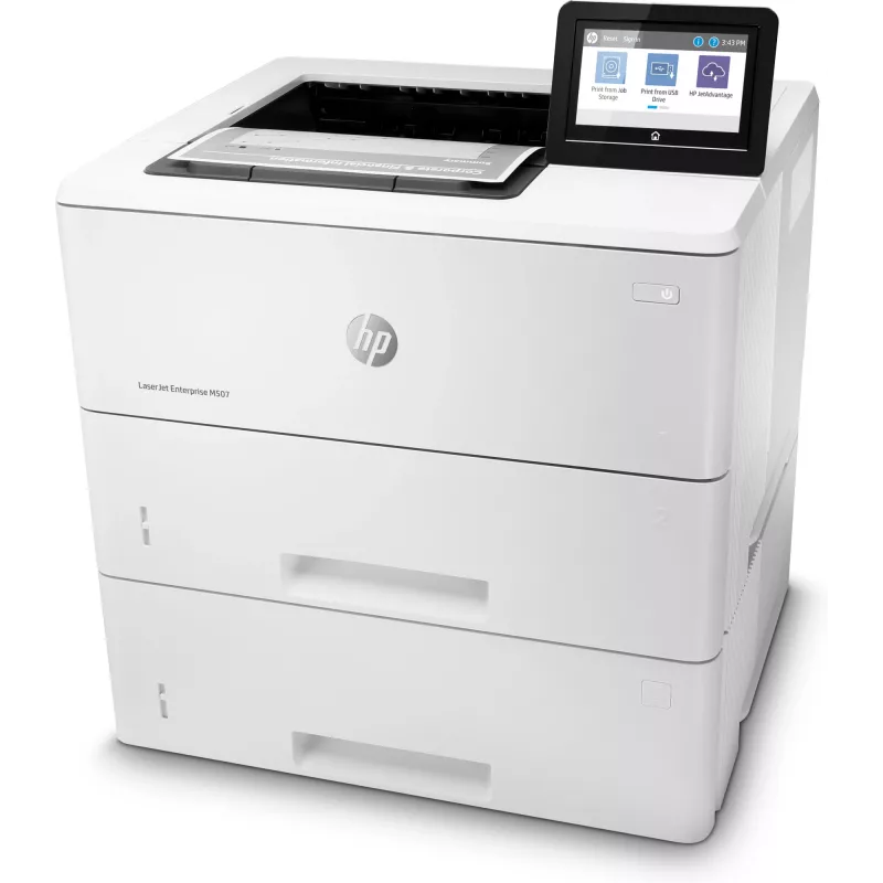 HP LaserJet Enterprise M507x, laser, 1200 x 1200 DPI, A4, 43 ppm, kaksipuolinen tulostus, verkkokelpoinen