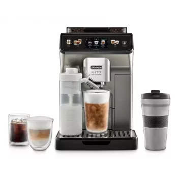 Yhdistelmäkahvinkeitin De’Longhi ECAM450.86.T — täysautomaattinen, 1,8 l vesisäiliö, 300 g papusäiliö, 19 bar, integroitu mylly, TFT-näyttö