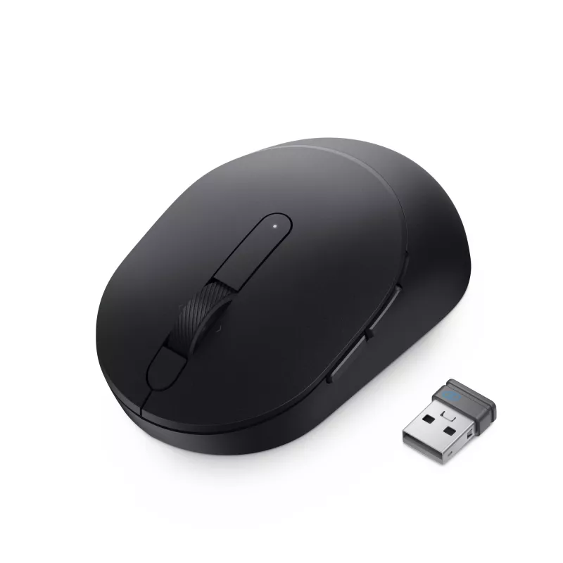 DELL Pro Plus Compact hiiri - MS5120W - musta, molempikätinen, optinen, RF Wireless + Bluetooth, 1600 DPI, musta