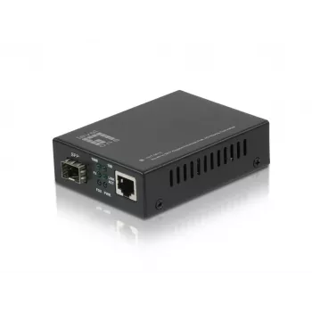LevelOne RJ45–SFP gigabit-mediakonvertteri, PoE PD