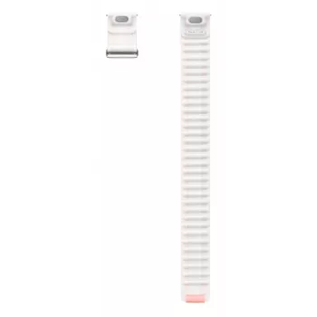 Samsung kangasranneke (S/M) Galaxy Watch 7, ranneke, älykello, pinkki, valkoinen, Samsung, Galaxy Watch 7, Galaxy Watch4/5/6/7/FE/4 Classic/5 Classic/5 Pro, kangas