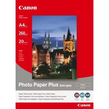 Canon SG-201 puolikiiltävä valokuvapaperi Plus A4 – 20 arkkia