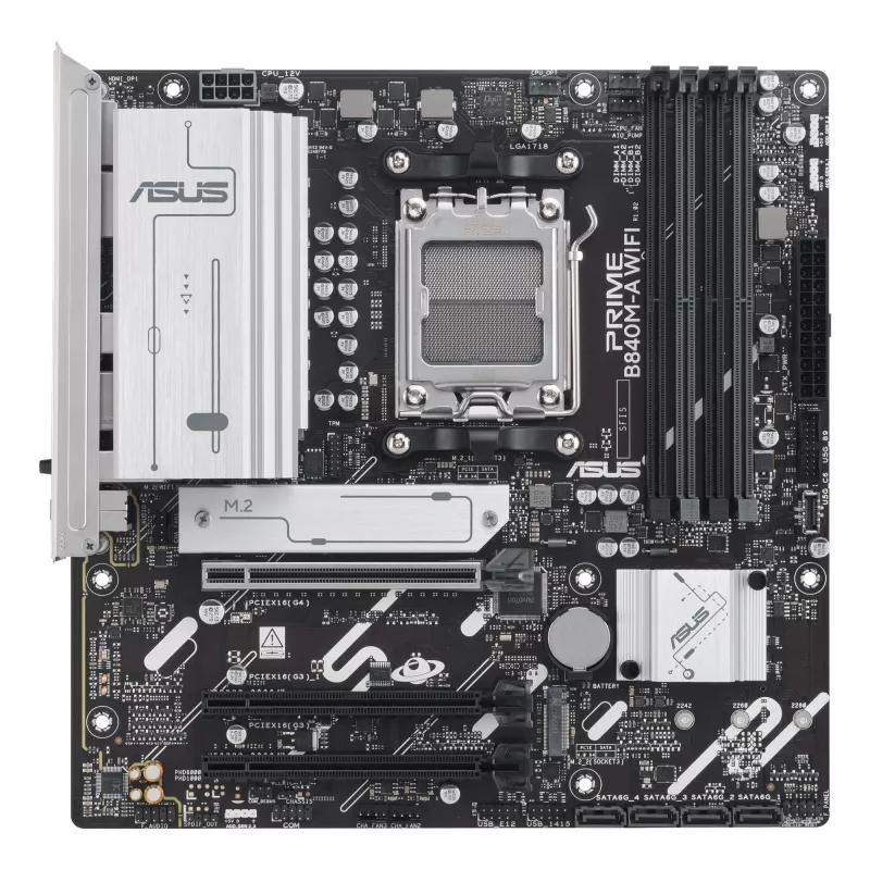 Emolevy ASUS PRIME B840M-A WIFI AMD B840 kanta AM5 micro ATX