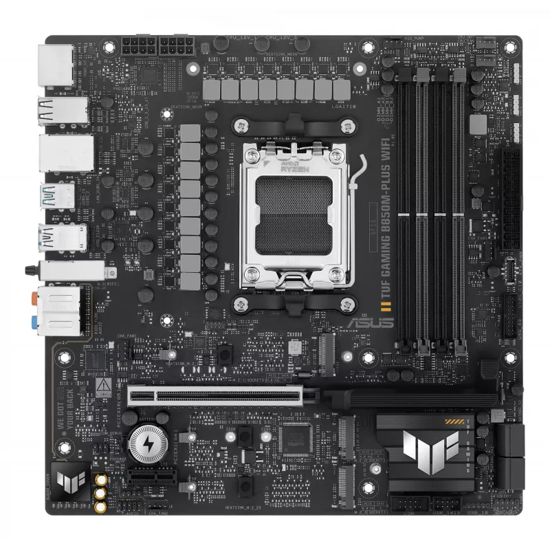 ASUS TUF GAMING B850M-PLUS WIFI AMD B850 kanta AM5 micro ATX