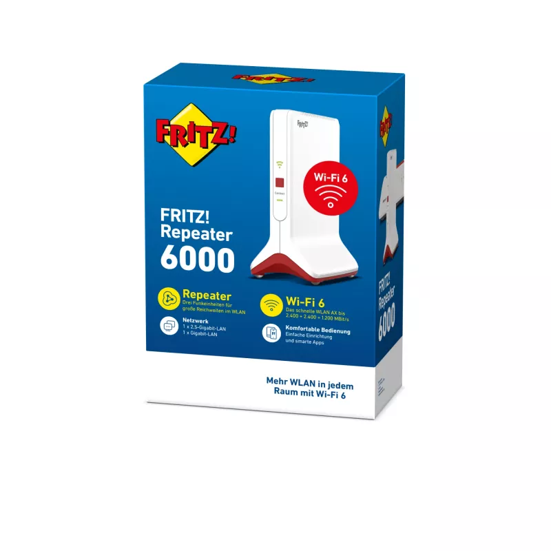 Toistin FRITZ 6000 punainen, valkoinen