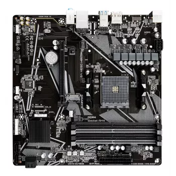 GIGABYTE A520M DS3H V2 emolevy - tukee AMD Ryzen 5000 -sarjan AM4-suorittimia, jopa 4733 MHz DDR4 (OC), PCIe 3.0 x16, GbE LAN, USB 3.2 Gen 1
