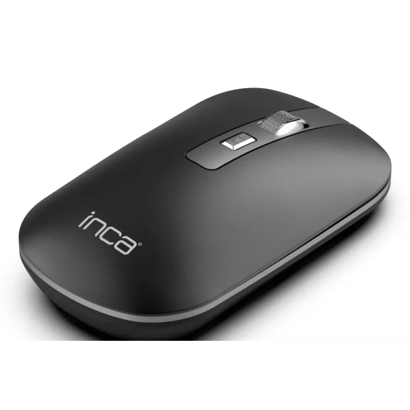 Inca IWM-531RA langaton ja Bluetooth-hiiri, 1600 DPI, 4D-painike, hiljainen, antrasiitti