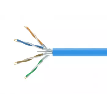 Verkkokaapeli EQUIP 404544 — Cat6a U/FTP (STP), 305 m, sininen