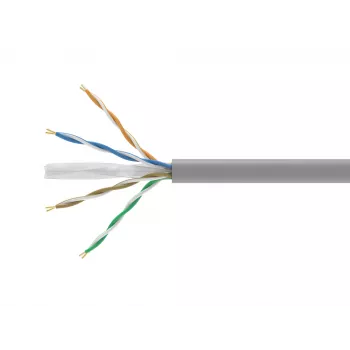 Verkkokaapeli EQUIP 404535 Cat6 U/UTP (UTP) harmaa, 305 m, 10/100/1000Base-T(X)