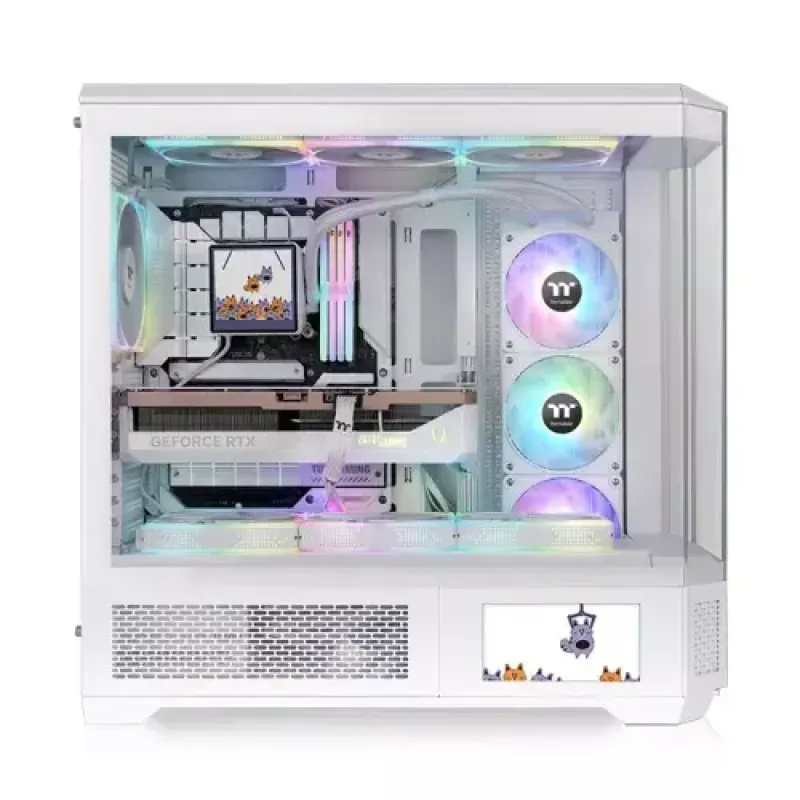 Full-Tower-kotelo Thermaltake CA-11H-00F6WN-00 valkoinen PS2-tuki 120/140-mm tuuletin