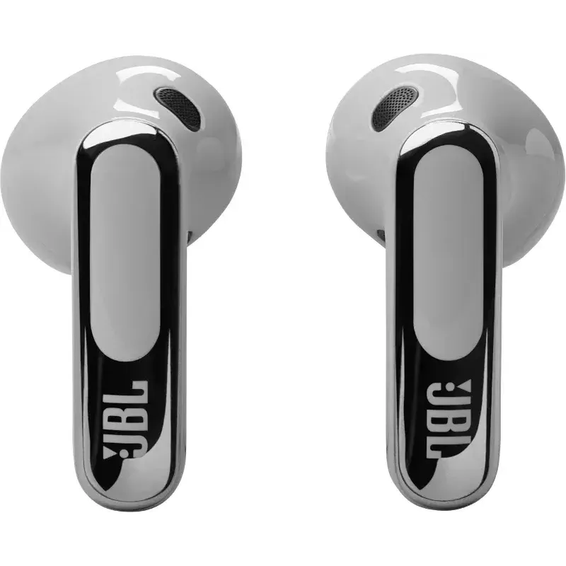 JBL Live Flex 3 -kuulokemikrofoni langaton in-ear puhelut/musiikki/urheilu/arkikäyttö hopea