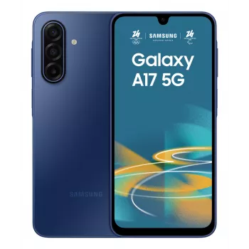 Samsung Galaxy A17 5G SM-A176B älypuhelin, 6,7 tuuman Super AMOLED, 4 GB RAM, 128 GB, 50 MP, 5000 mAh, Dual SIM, sininen