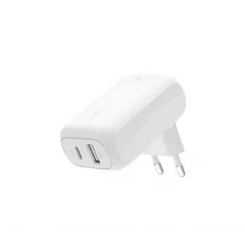 BELKIN Boostcharge 42W-30W USB-C+12W dual seinälaturi valkoinen