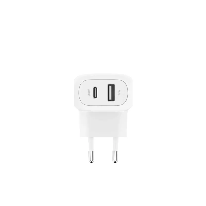 BELKIN Boostcharge 42W-30W USB-C+12W dual seinälaturi valkoinen