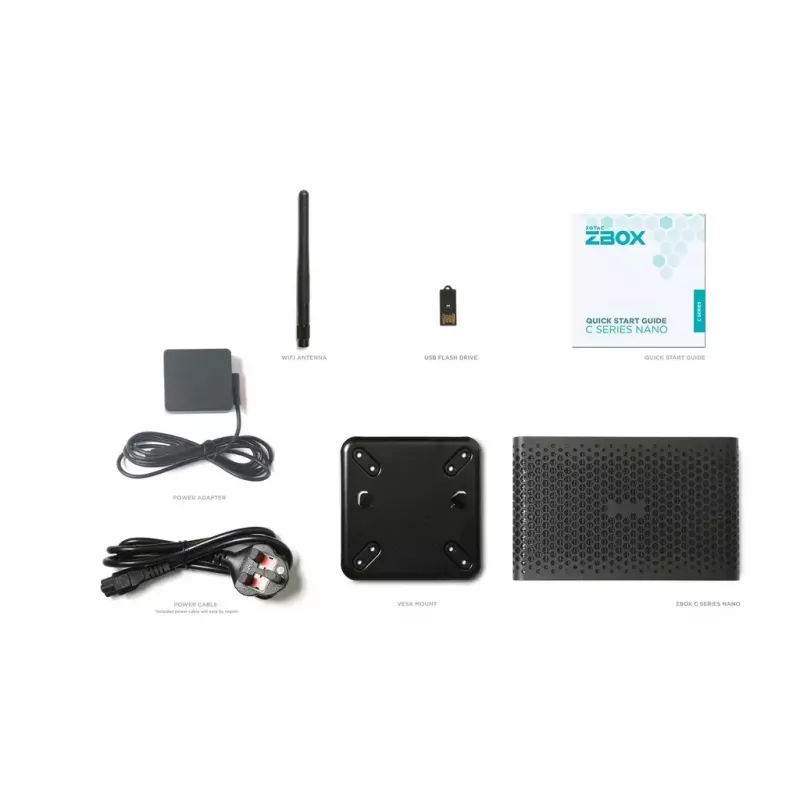 Zotac ZBOX CI669 nano barebone-minitietokone, Core i7-1355U