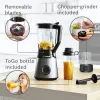 Bosch Serie 4 MMB6177S tehosekoitin 1,5 L pöytäsekoitin 1200 W musta, hopea