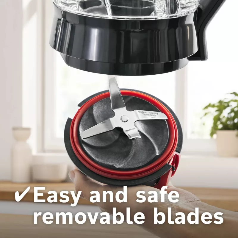 Bosch Serie 4 MMB6177S tehosekoitin 1,5 L pöytäsekoitin 1200 W musta, hopea