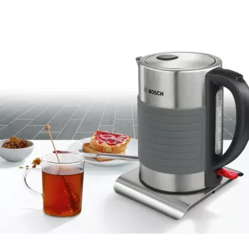 Bosch TWK7S05 vedenkeitin 1,7 L 2200 W musta, harmaa