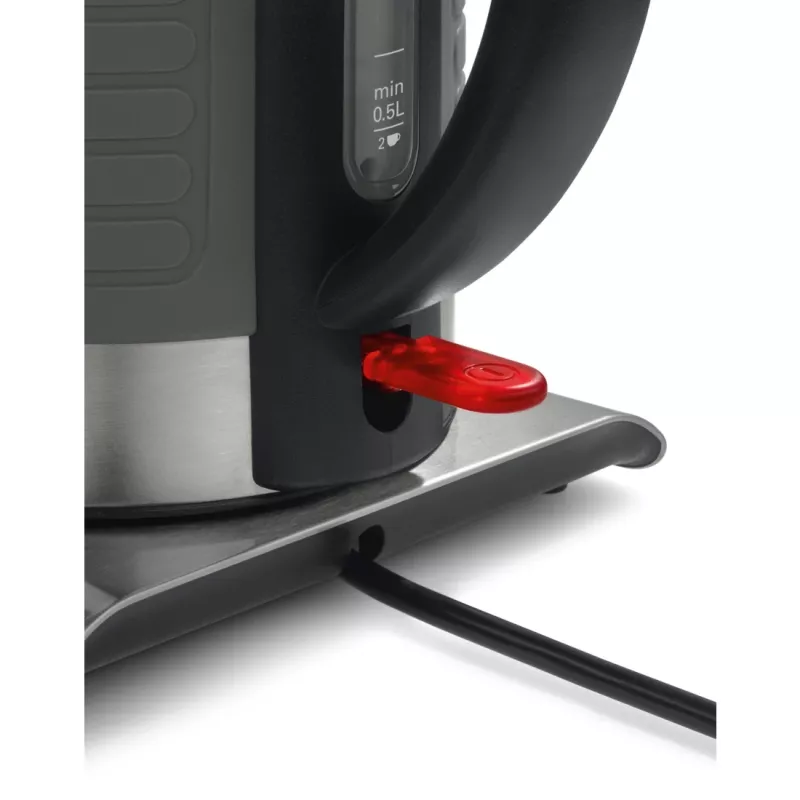 Bosch TWK7S05 vedenkeitin 1,7 L 2200 W musta, harmaa