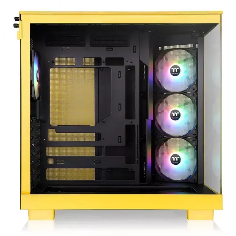 PC-kotelo Thermaltake View 380 XL TG ARGB Midi Tower keltainen