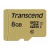 TRANSCEND Micro-SDHC-kortti 500s 8 GB UHS-I U1 MLC adapterilla
