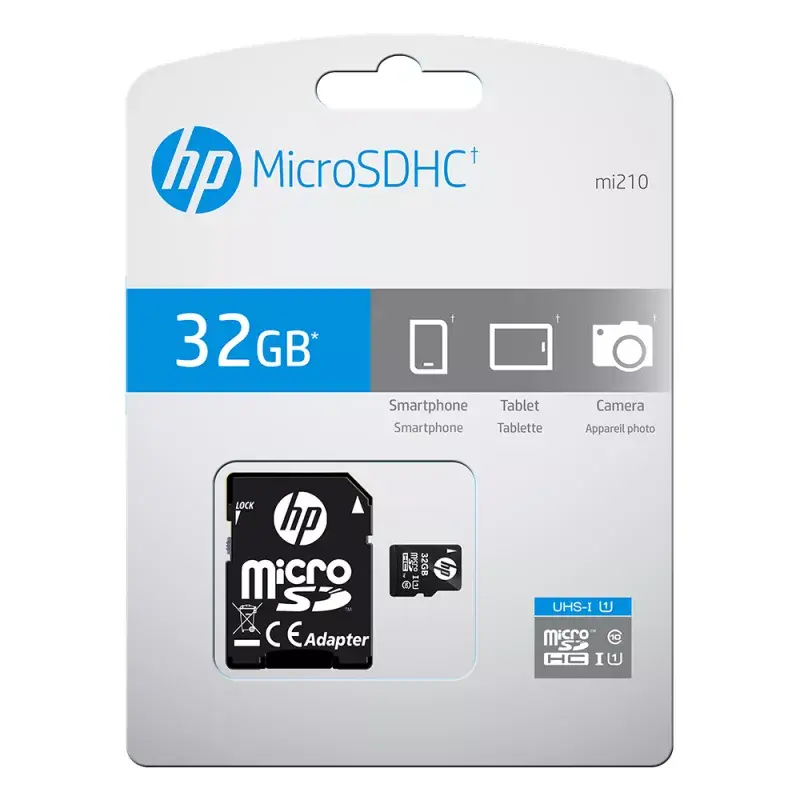 MicroSD-muistikortti PNY 32GB U1 MicroSD Class 10 HP