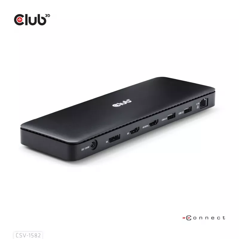 CLUB3D Thunderbolt™ 4 Certified 12-in-1-telakointiasema