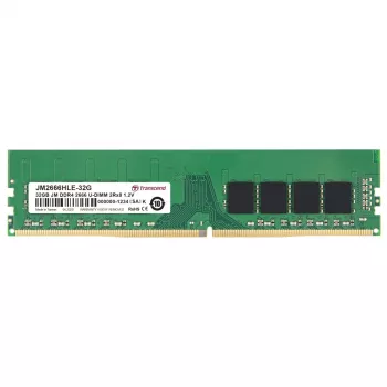 TRANSCEND 32GB Jetram DDR4 2666MHz U-DIMM -muistimoduuli 2rx8 1,2V