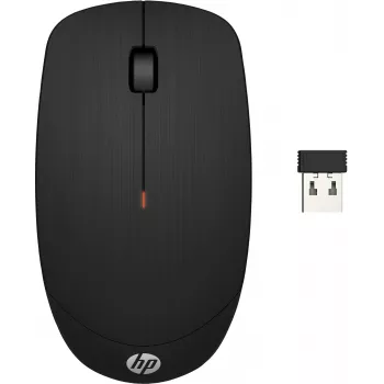 HP Wireless Mouse X200, molempikätinen, optinen, RF-langaton, 1600 DPI, musta