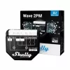 Älykytkin Shelly WAVE 2PM musta (Shelly) — langaton Z-Wave, 16 A, 110–240 V, 868,4 MHz