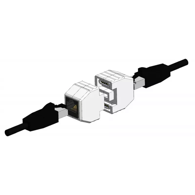 ALLNET ALL-RJ45-MAGNET liitäntäkortit/-sovittimet RJ-45 valkoinen 90W