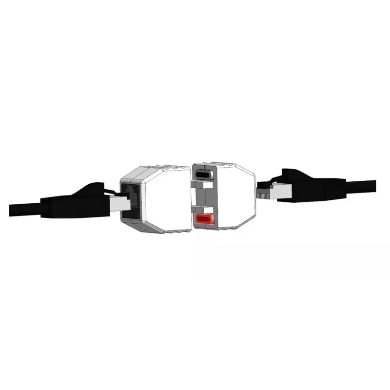 ALLNET ALL-RJ45-MAGNET liitäntäkortit/-sovittimet RJ-45 valkoinen 90W