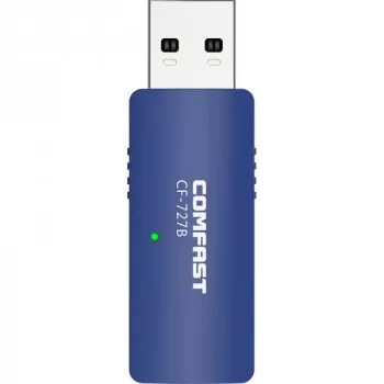 ALLNET ALL-WA0300AC Wireless AC USB-Wi-Fi-sovitin, 867 Mbit/s, sininen