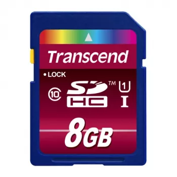 Flash-muisti Transcend 8 GB SDHC Class 10 UHS-I 600x TS8GSDHC10U1