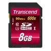 Flash-muisti Transcend 8 GB SDHC Class 10 UHS-I 600x TS8GSDHC10U1