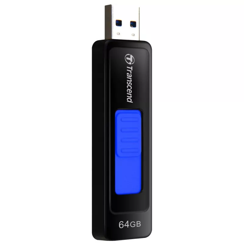 Transcend JetFlash 760 TS64GJF760 USB-muistitikku, 64GB, USB 3.1 Gen 1, USB Type-A, musta