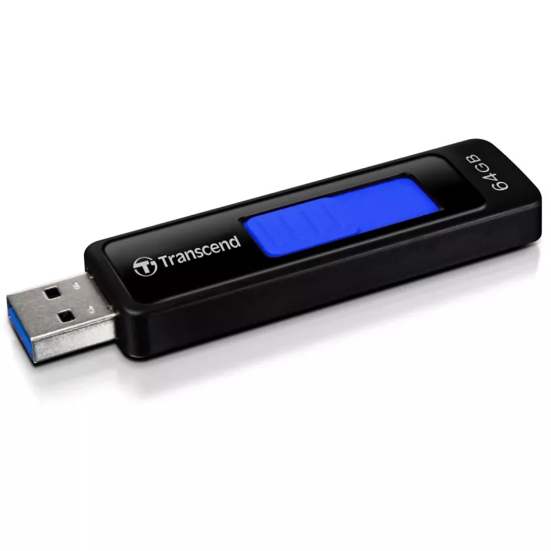 Transcend JetFlash 760 TS64GJF760 USB-muistitikku, 64GB, USB 3.1 Gen 1, USB Type-A, musta
