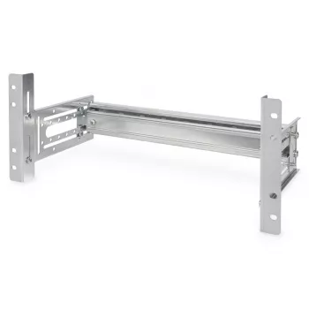 DIGITUS DIN-kiskokiinnike, 4U, 178 x 483 x 223 mm, sinkitty, sis. DIN-kisko, säädettävä syvyys ja korkeus