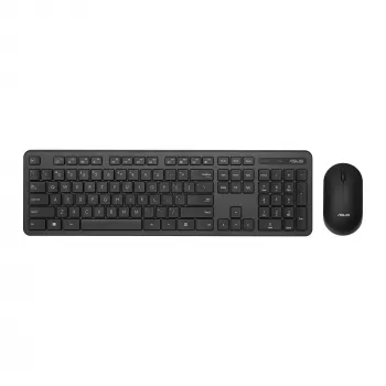 ASUS CW100 näppäimistö hiiri mukana yleiskäyttö RF langaton + USB musta