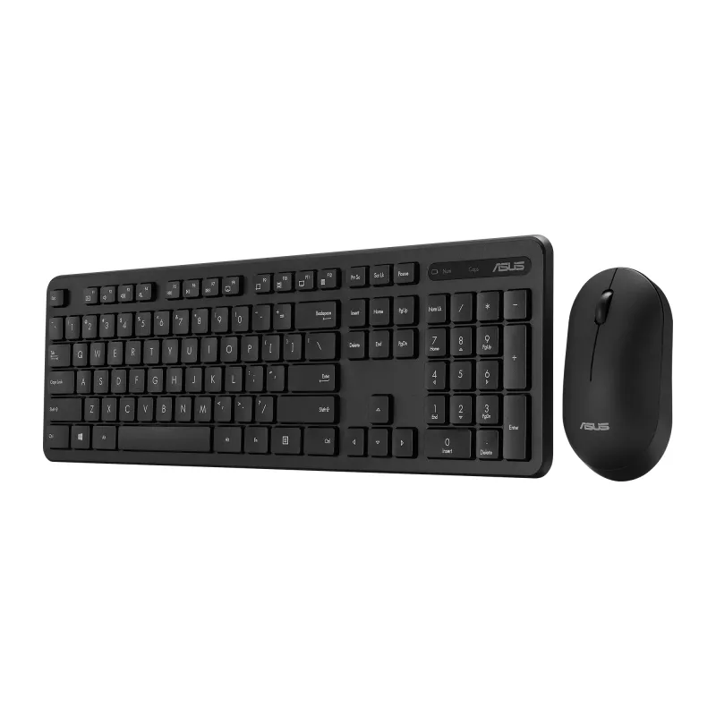 ASUS CW100 näppäimistö hiiri mukana yleiskäyttö RF langaton + USB musta