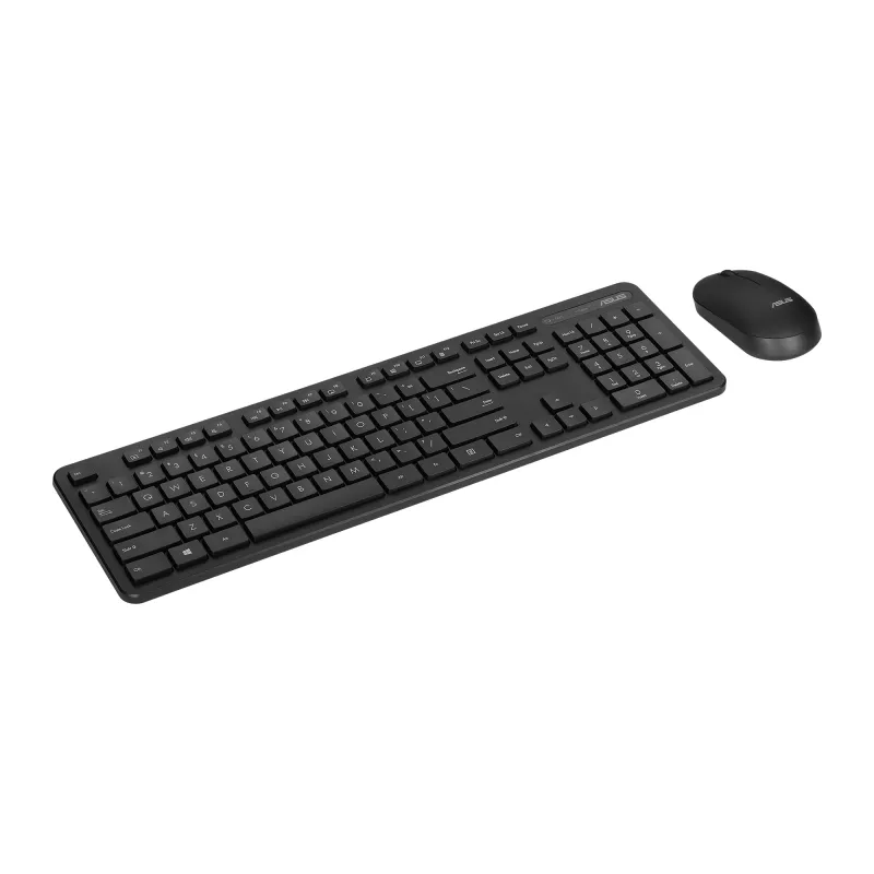 ASUS CW100 näppäimistö hiiri mukana yleiskäyttö RF langaton + USB musta