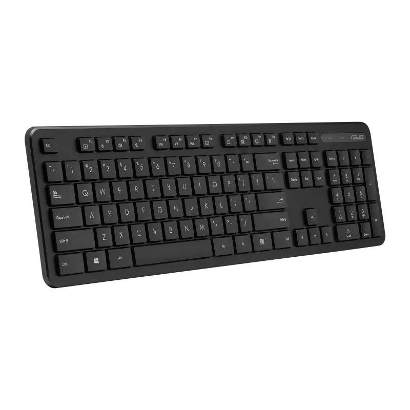 ASUS CW100 näppäimistö hiiri mukana yleiskäyttö RF langaton + USB musta