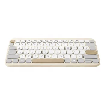 ASUS Marshmallow KW100 näppäimistö langaton Bluetooth QWERTZ beige harmaa valkoinen