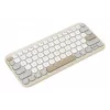 ASUS Marshmallow KW100 näppäimistö langaton Bluetooth QWERTZ beige harmaa valkoinen