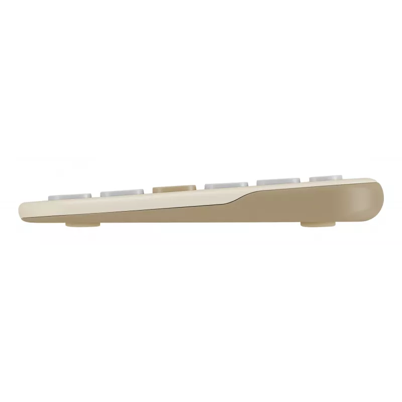 ASUS Marshmallow KW100 näppäimistö langaton Bluetooth QWERTZ beige harmaa valkoinen