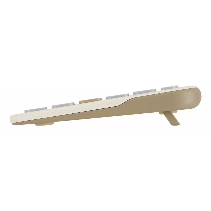 ASUS Marshmallow KW100 näppäimistö langaton Bluetooth QWERTZ beige harmaa valkoinen