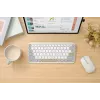 ASUS Marshmallow KW100 näppäimistö langaton Bluetooth QWERTZ beige harmaa valkoinen